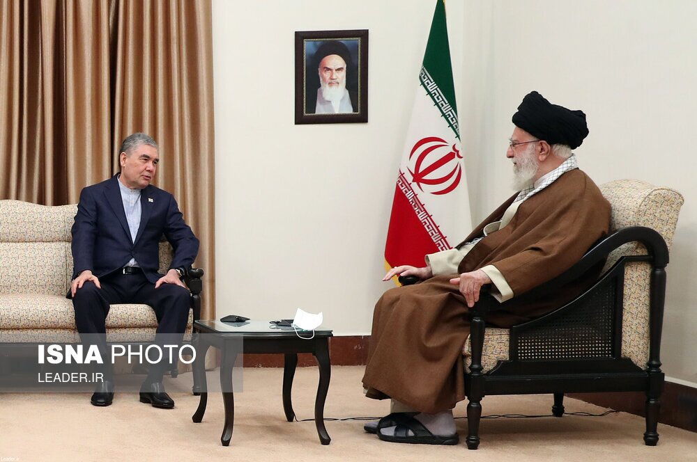 تصاویر: دیدار رئیس شورای مصلحت خلق ترکمنستان با مقام معظم رهبری