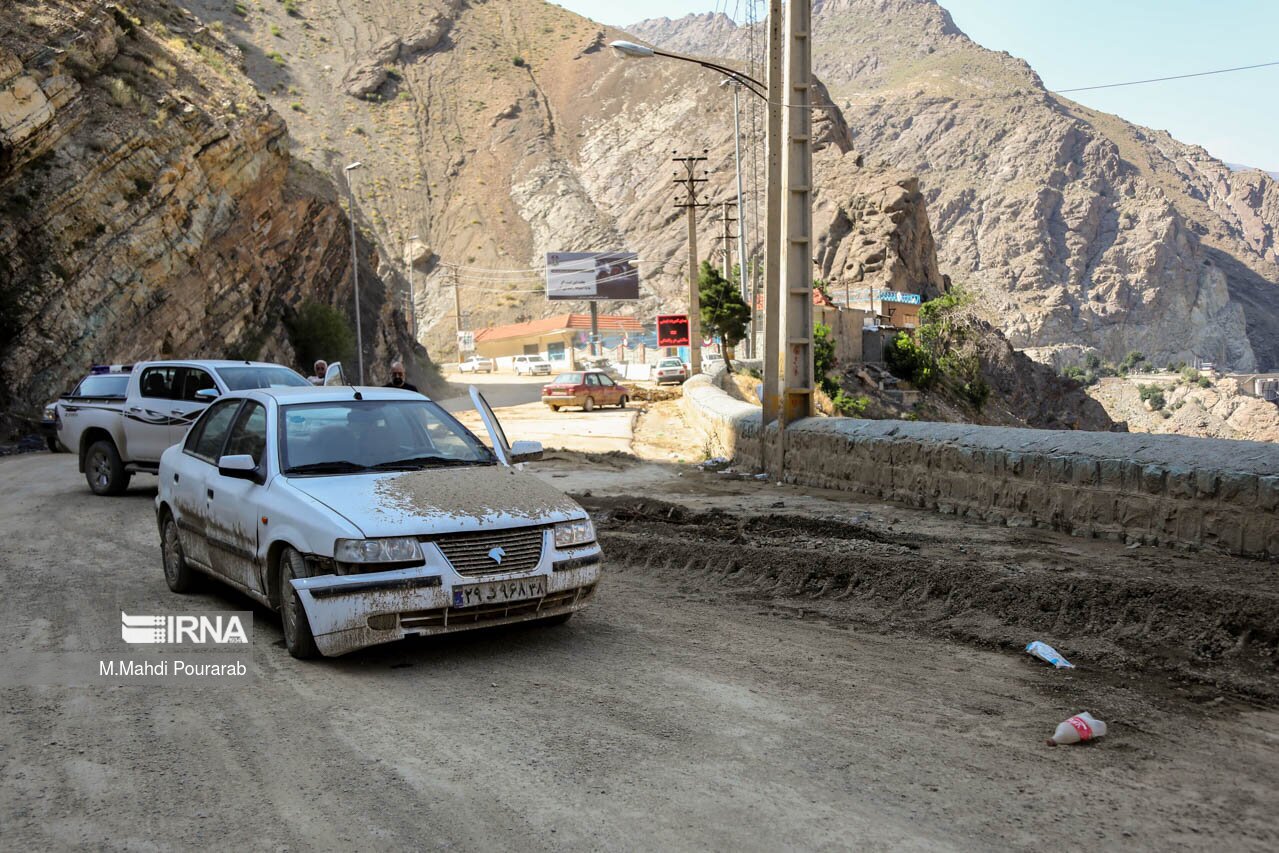 تصاویر: خسارت سیل در چالوس