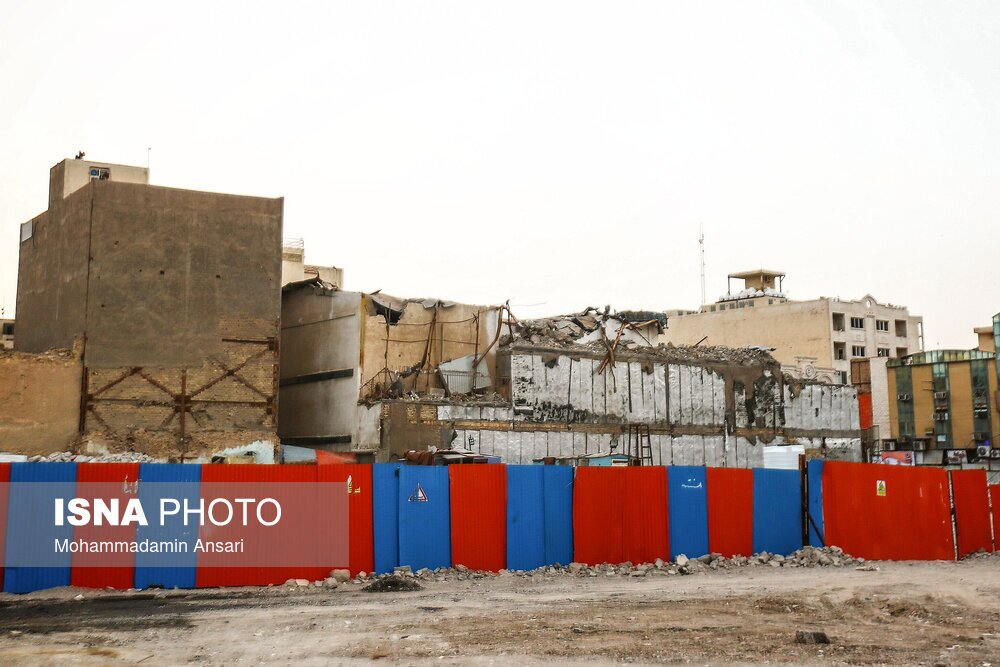 تصاویر: ساختمان متروپل؛ یک سال پس از ریزش