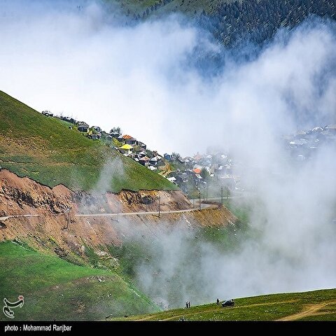 تصاویر: طبیعت زیبای جاده اسالم به خلخال
