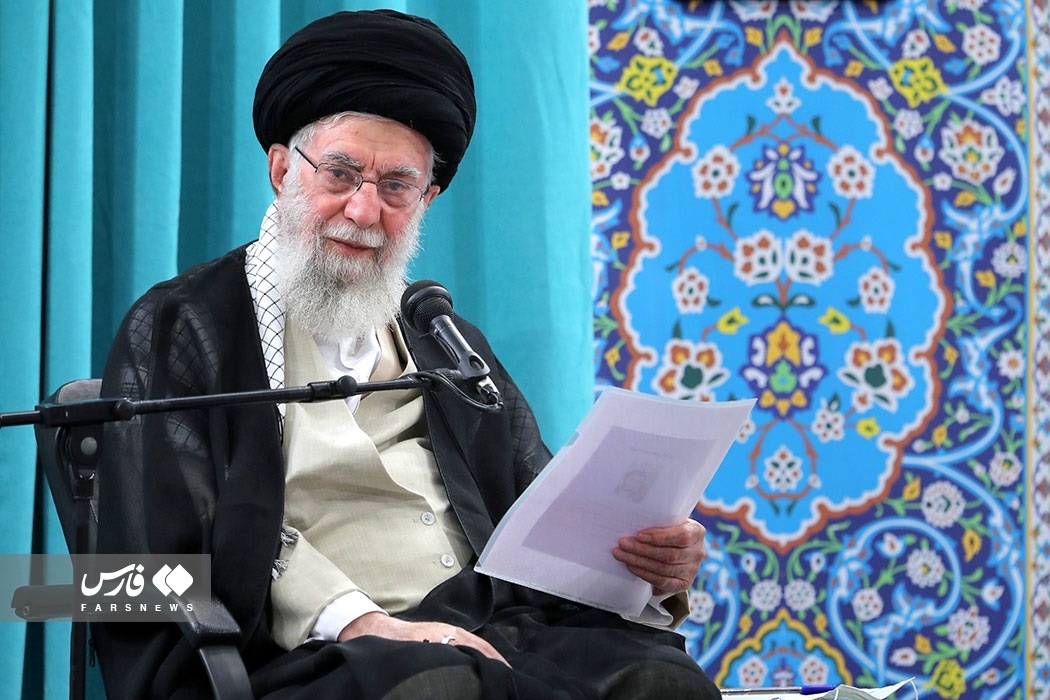 تصاویر: قرائت خطبه عقد خواهر شهید توسط مقام معظم رهبری