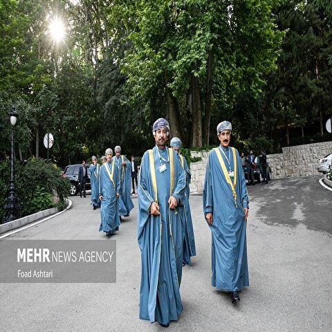 تصاویر: مراسم استقبال رسمی رئیس جمهور ایران از پادشاه عمان