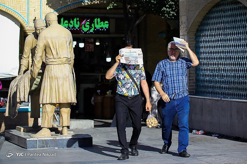 تصاویر: گرمای بی‌سابقه پایتخت