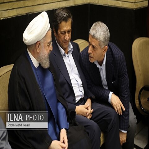 تصاویر: مراسم ختم مادر اسحاق جهانگیری
