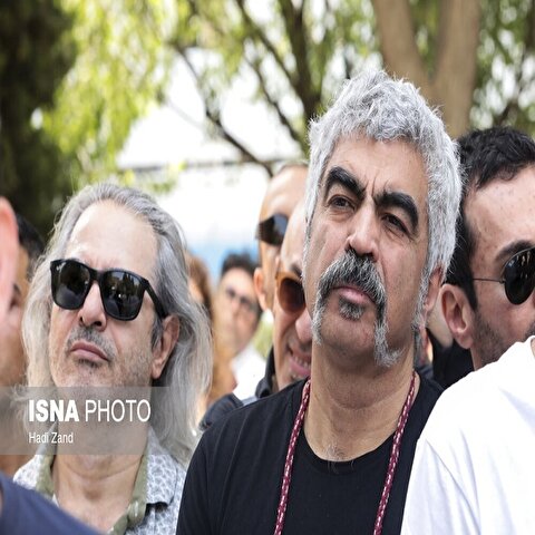 تصاویر: بدرقه پیکر خسرو حسن‌زاده در خانه هنرمندان