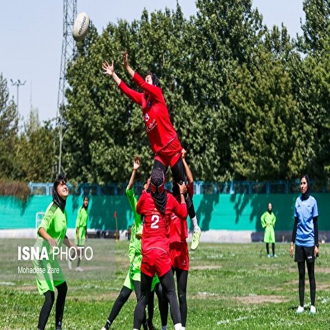 تصاویر: فینال مسابقات راگبی بانوان قهرمانی کشور
