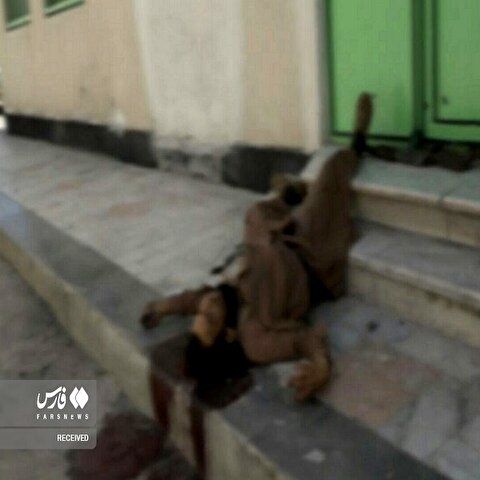 تصاویری از حمله به کلانتری۱۶ زاهدان