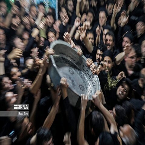 تصاویر: آیین طشت گذاری مسجد جامع اردبیل