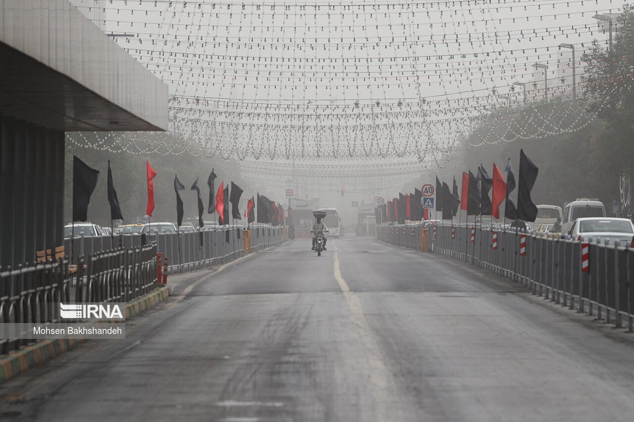 تصاویر: وضعیت بحرانی هوا در مشهد