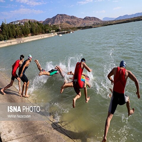 تصاویر: مسابقات ترای اتلون قهرمانی کشور - تبریز
