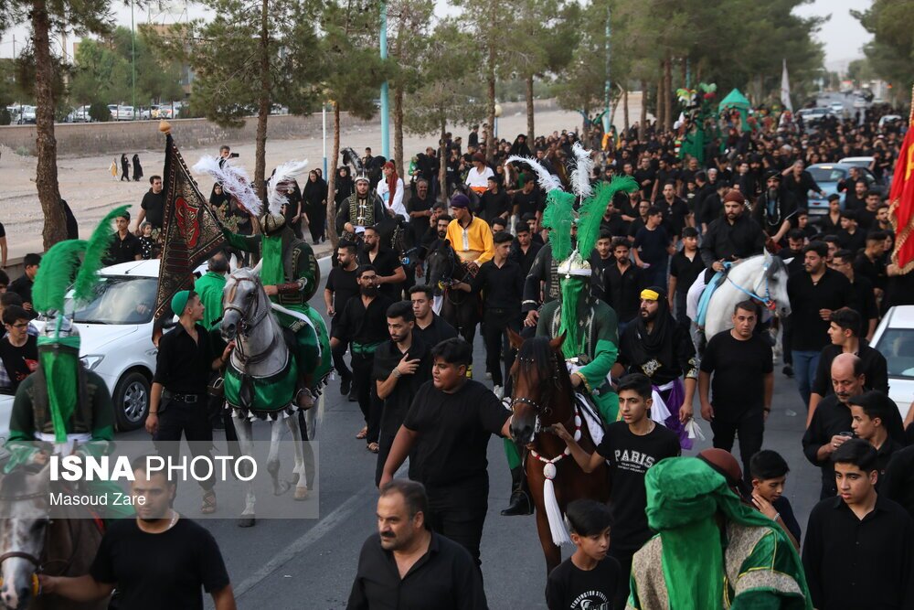 تصاویر: حرکت نمادین کاروان امام حسین (ع) از مکه به سوی کربلا