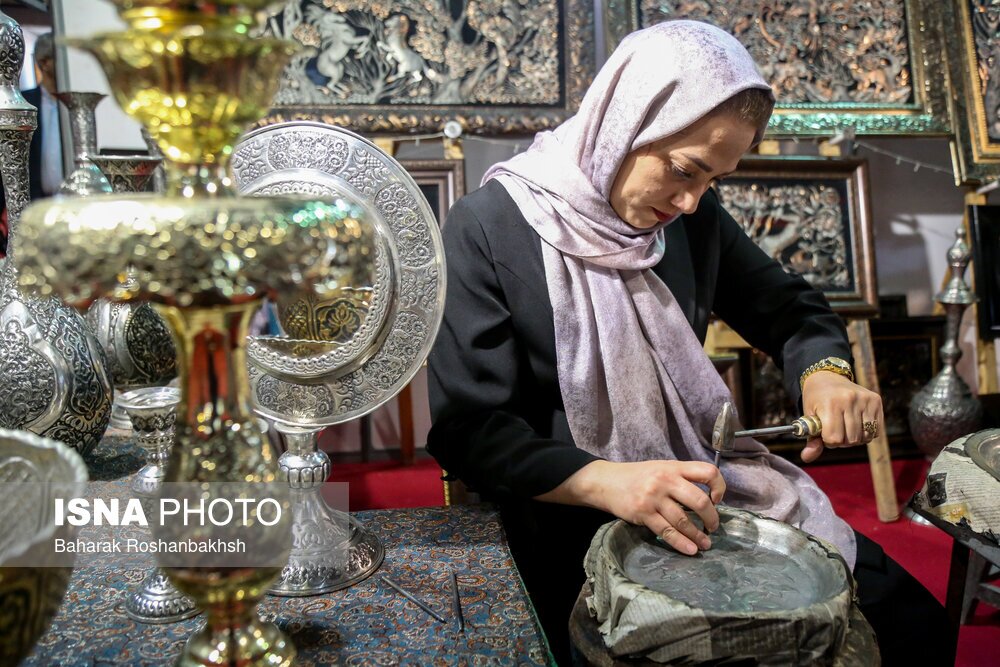 تصاویر: چهاردهمین نمایشگاه سراسری صنایع دستی ایران در یزد
