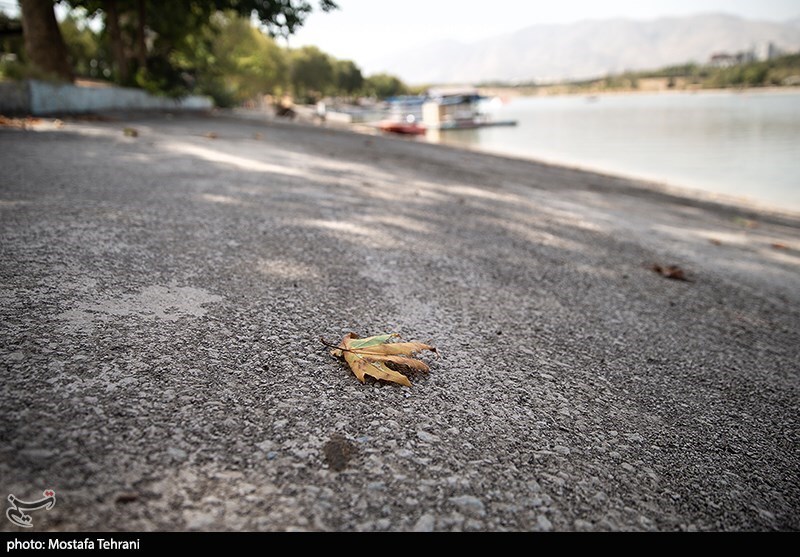 تصاویر: حال و روز دریاچه آزادی در روز‌های گرم تابستان