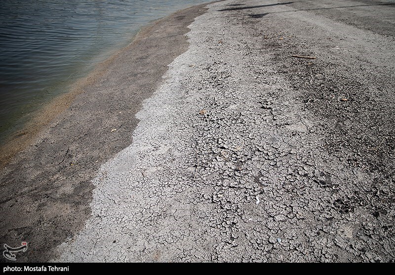 تصاویر: حال و روز دریاچه آزادی در روز‌های گرم تابستان