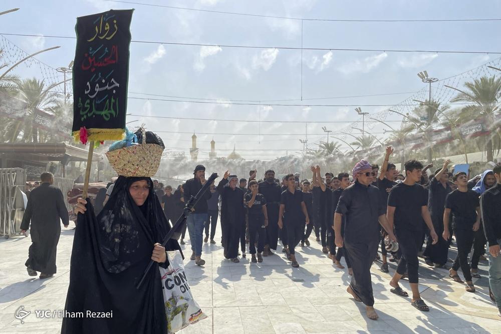 تصاویر: دسته عزاداری بنی اسد در کربلا