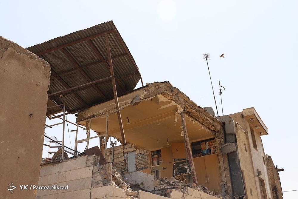 تصاویر:  انفجار شدید در یک ساختمان ۳ طبقه مسکونی در جوانمرد قصاب