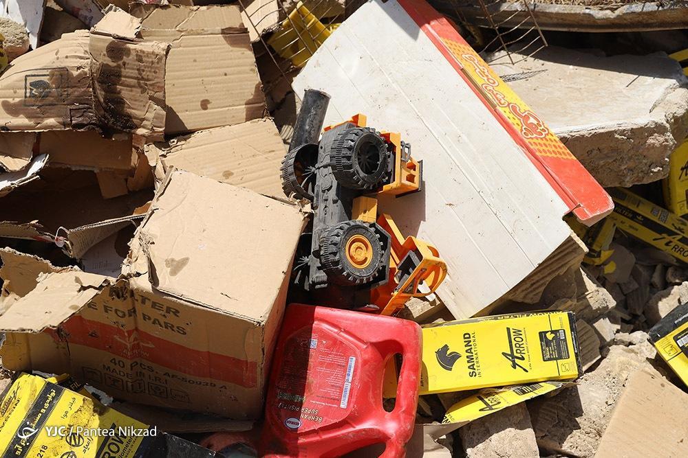 تصاویر:  انفجار شدید در یک ساختمان ۳ طبقه مسکونی در جوانمرد قصاب