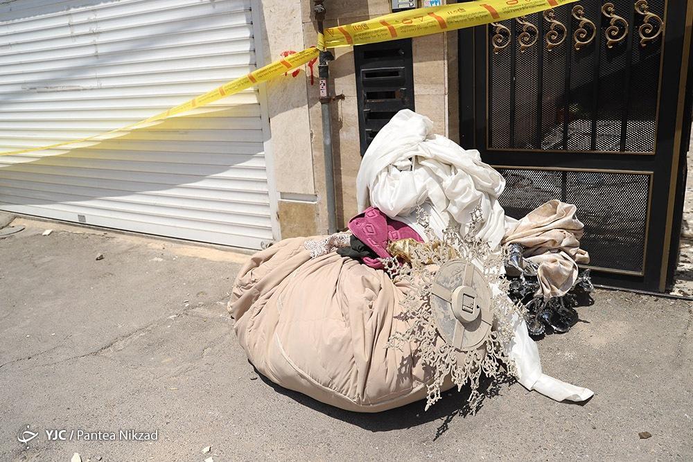 تصاویر:  انفجار شدید در یک ساختمان ۳ طبقه مسکونی در جوانمرد قصاب