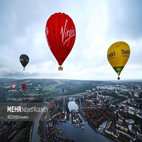 تصاویر: جشنواره بالن در انگلیس