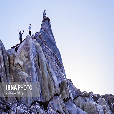 تصاویر: کوه‌های نمک جزیره هرمز