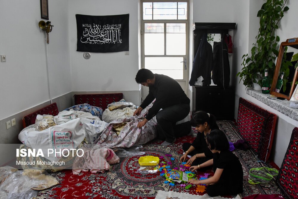 تصاویر: آیین سنتی پخت نان نذری در روستای لاسجرد سرخه - سمنان