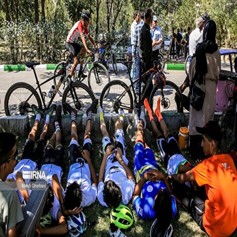 تصاویر: مسابقات المپیاد دوچرخه سواری نوجوانان