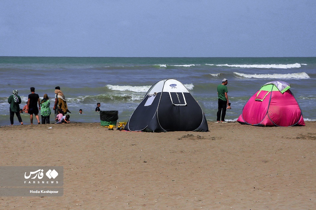 تصاویر: دریای خزر آب می‌رود!