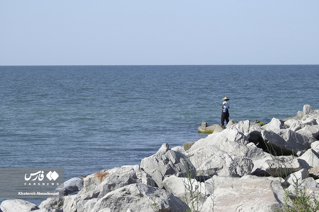 تصاویر: دریای خزر آب می‌رود!