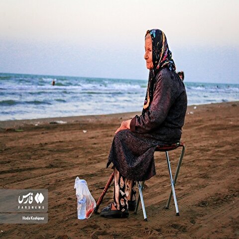 تصاویر: دریای خزر آب می‌رود!