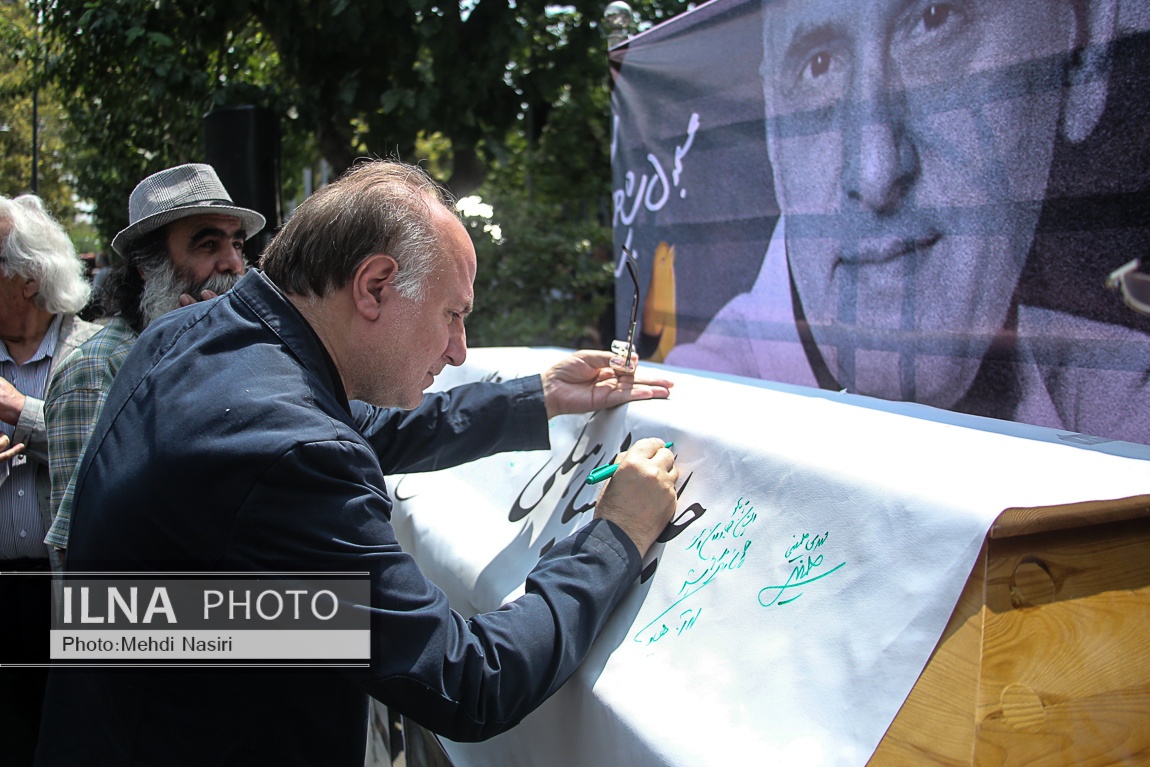 تصاویر: مراسم تشییع زنده‌یاد جلال شباهنگی