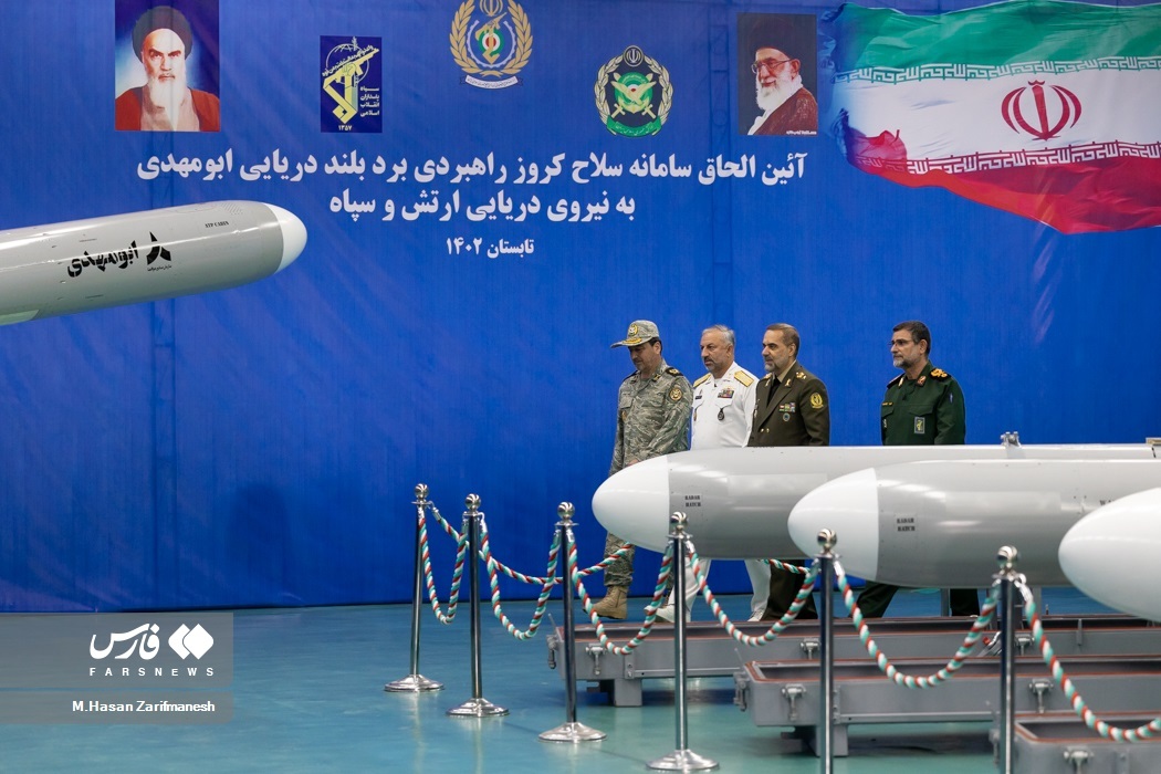 تصاویر: آیین الحاق موشک کروز دریایی ابومهدی