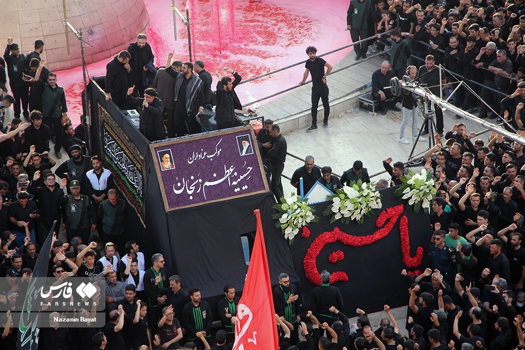 تصاویر: مراسم عزاداری «یوم العباس» زنجان