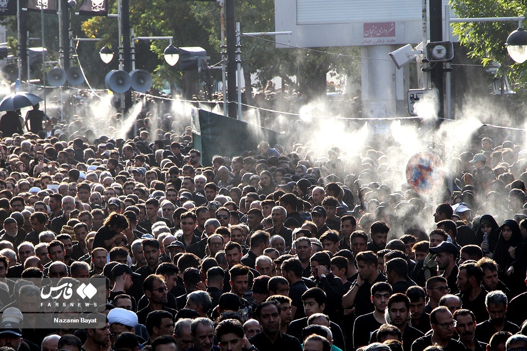 تصاویر: مراسم عزاداری «یوم العباس» زنجان