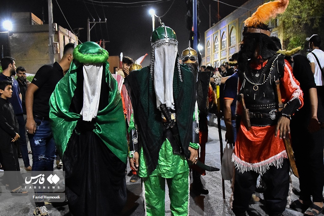 تصاویر: آیین سنتی «زفاف القاسم» در خرمشهر