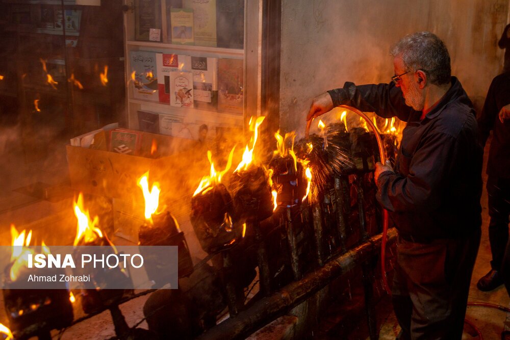 تصاویر: مراسم سنتی مشعل گردانی نجفی‌های مقیم قم