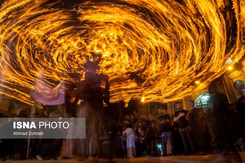 تصاویر: مراسم سنتی مشعل گردانی نجفی‌های مقیم قم