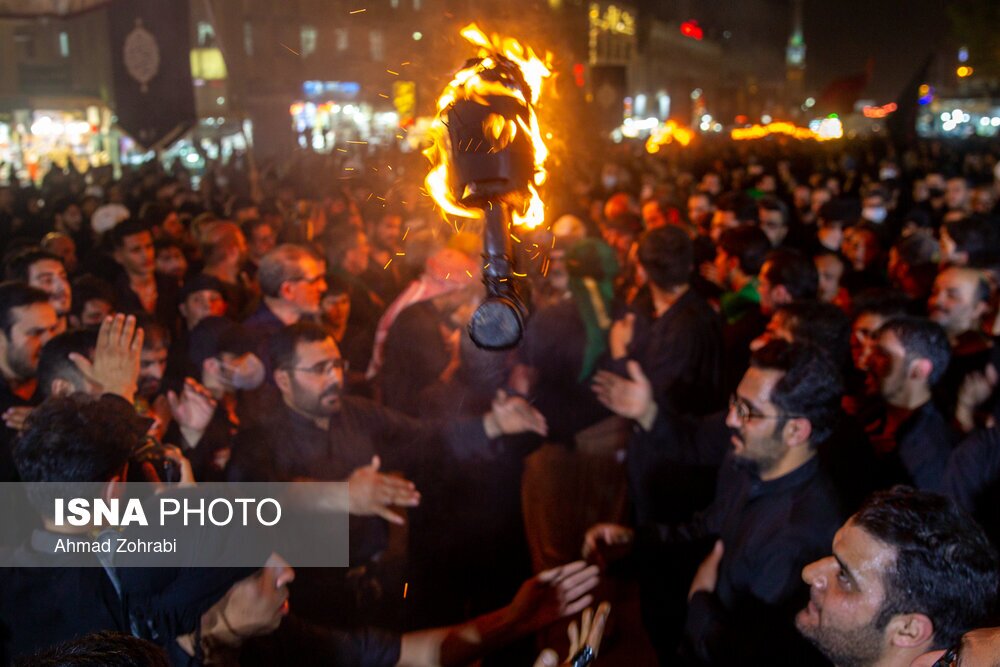 تصاویر: مراسم سنتی مشعل گردانی نجفی‌های مقیم قم