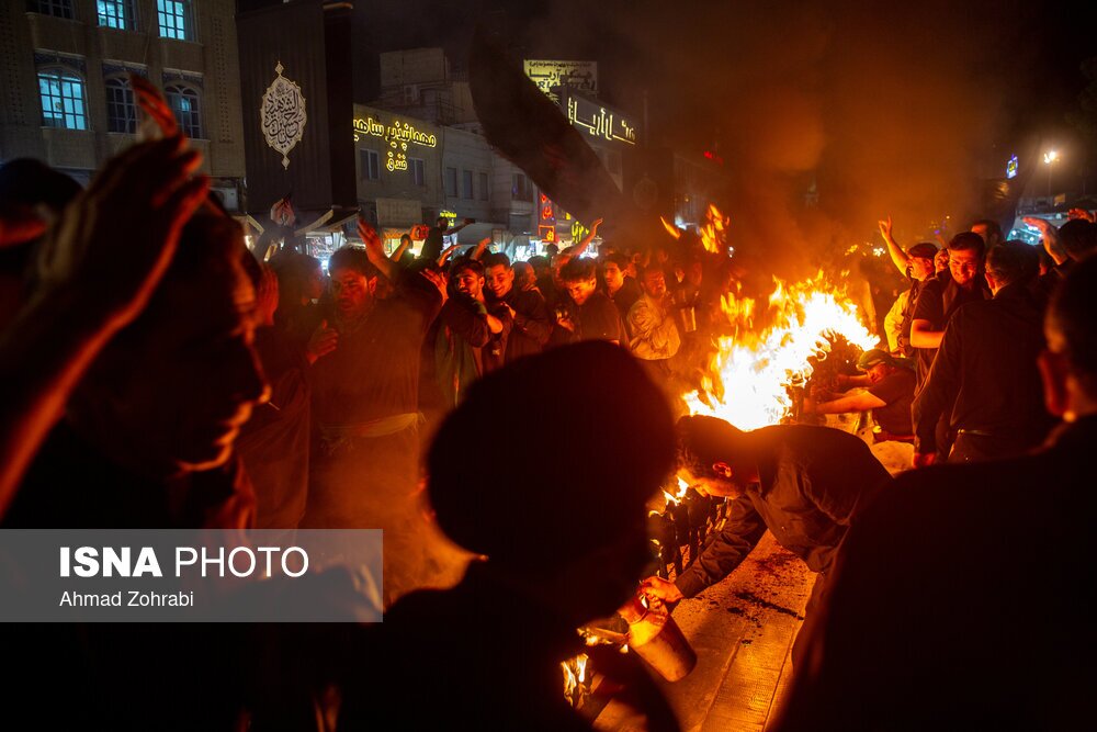 تصاویر: مراسم سنتی مشعل گردانی نجفی‌های مقیم قم