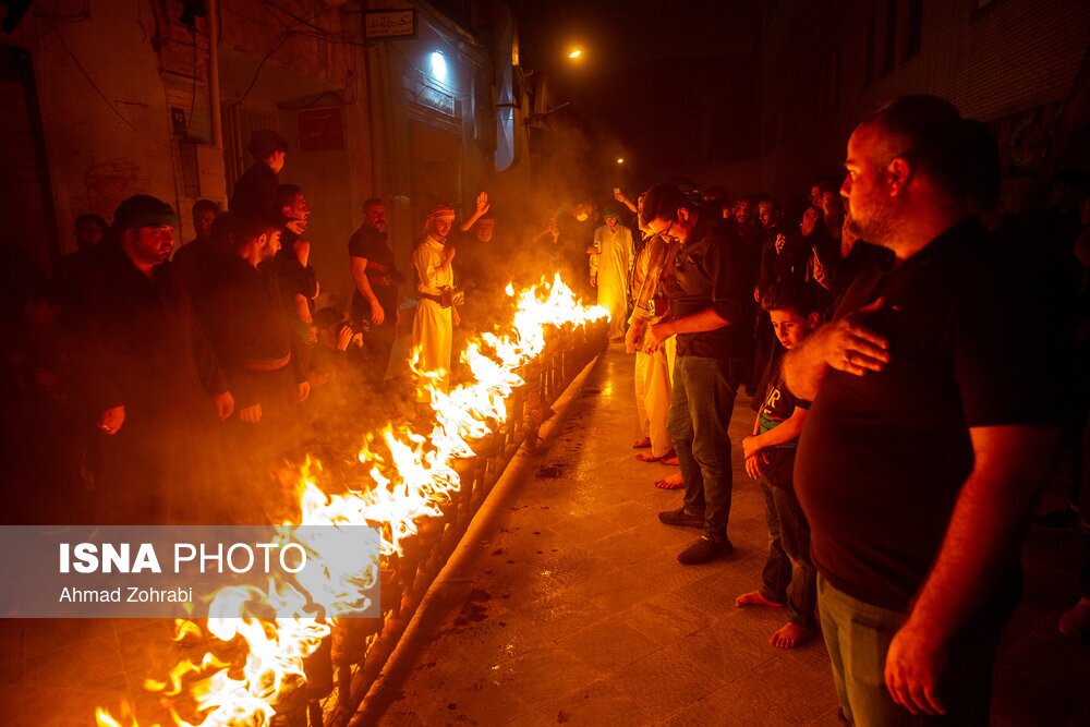 تصاویر: مراسم سنتی مشعل گردانی نجفی‌های مقیم قم