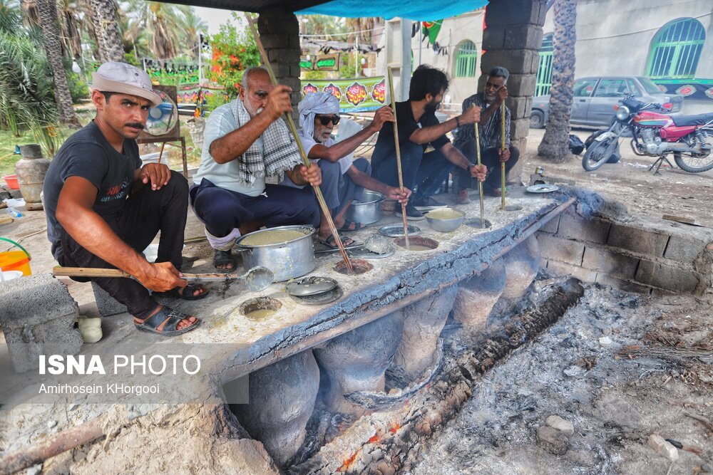 تصاویر: حلیم پزی سنتی فین هرمزگان