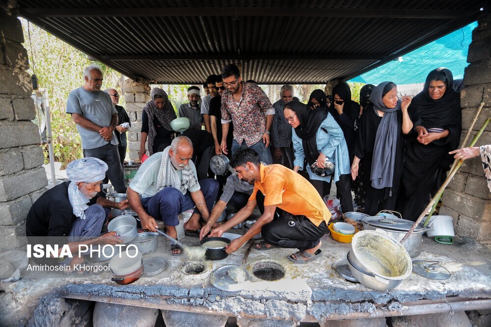 تصاویر: حلیم پزی سنتی فین هرمزگان
