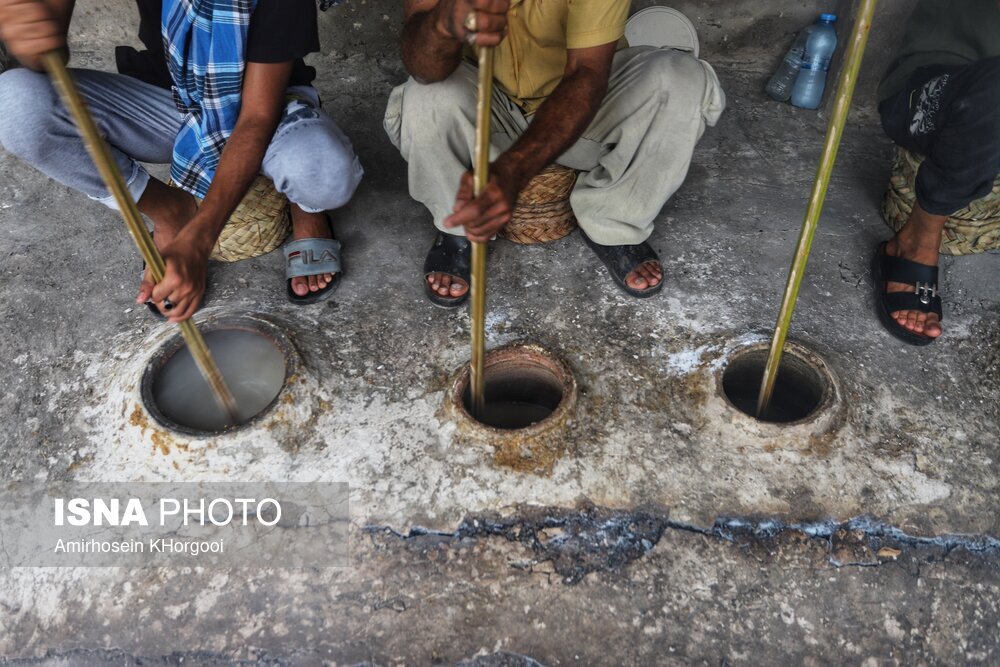 تصاویر: حلیم پزی سنتی فین هرمزگان