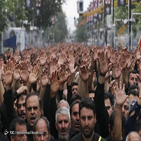 تصاویر: دسته عزاداری زینبیه اعظم زنجان