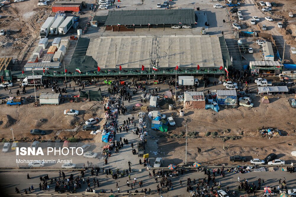 تصاویر: تصاویر هوایی از مرز شلمچه