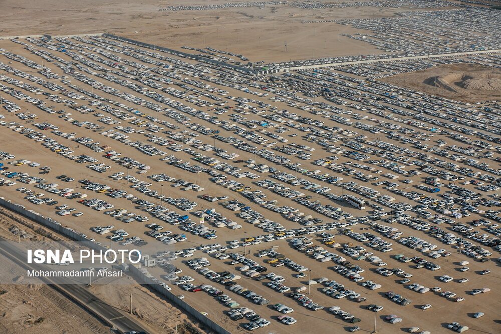 تصاویر: تصاویر هوایی از مرز شلمچه