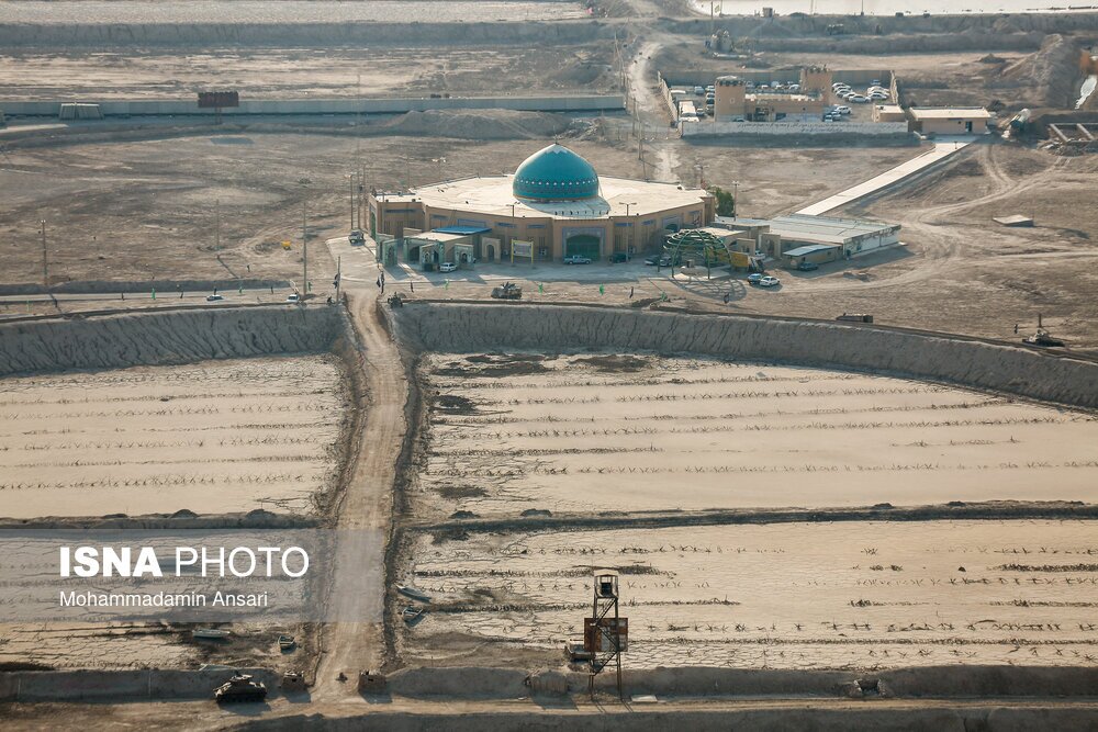 تصاویر: تصاویر هوایی از مرز شلمچه