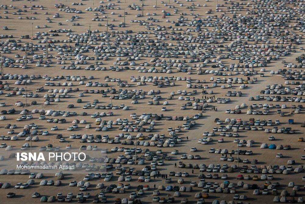 تصاویر: تصاویر هوایی از مرز شلمچه