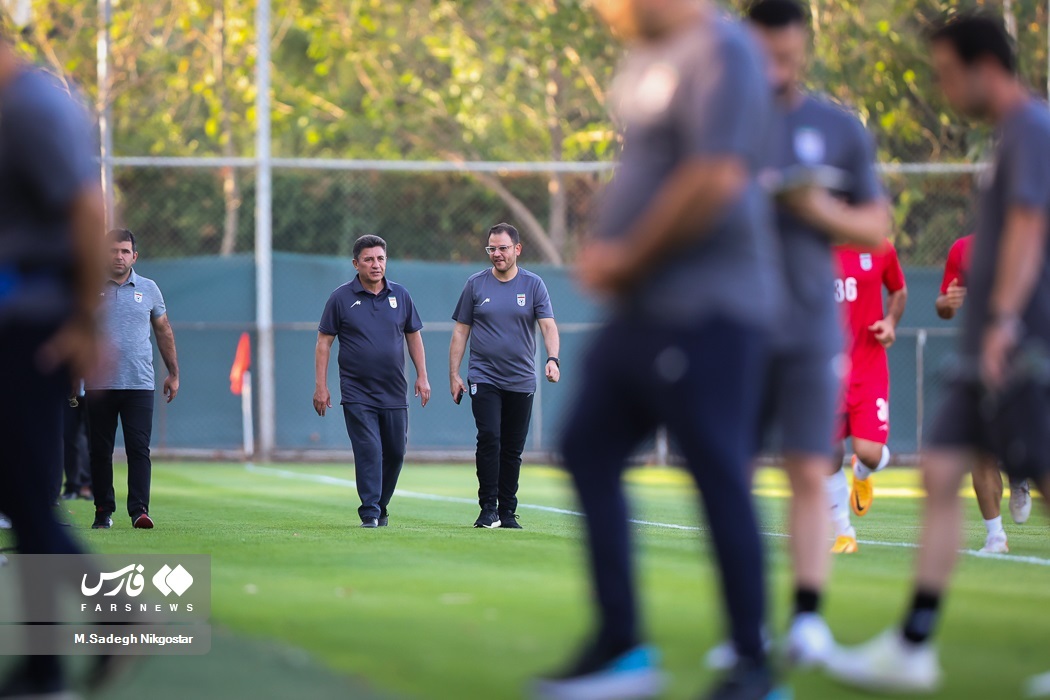 تصاویر: تمرین تیم ملی فوتبال