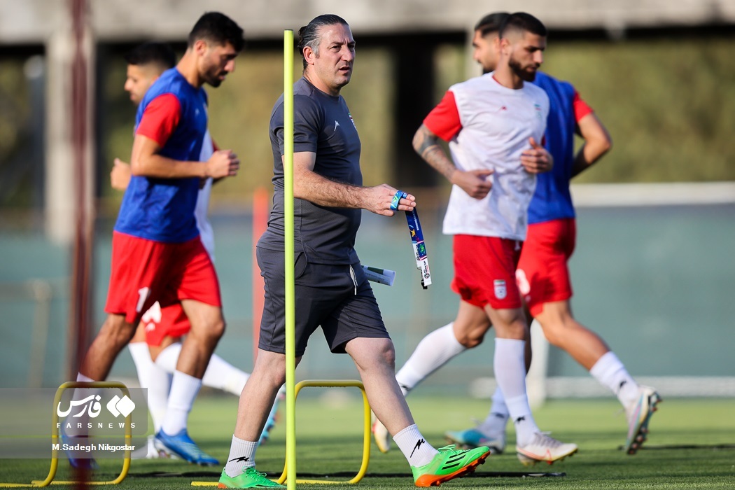 تصاویر: تمرین تیم ملی فوتبال