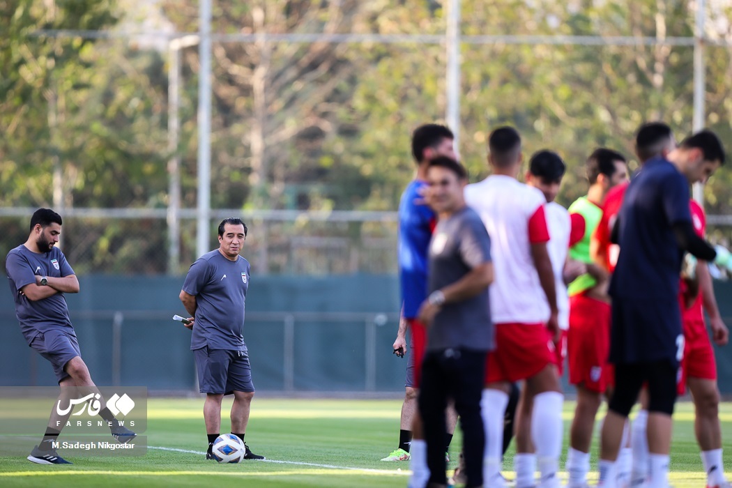 تصاویر: تمرین تیم ملی فوتبال